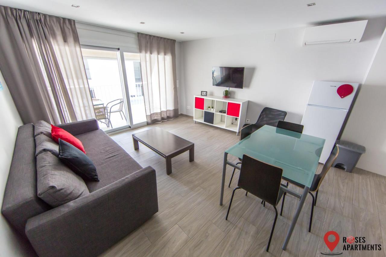 Roses Apartments 2 - Vista Mar Lateral 1Habitacion 외부 사진